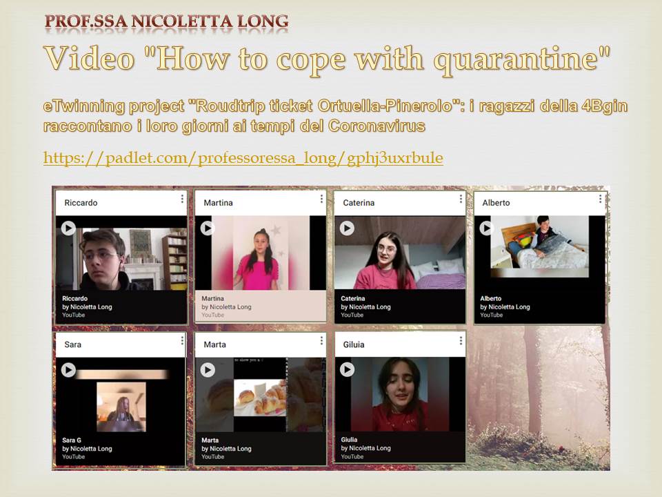 Foto della pagina del progetto